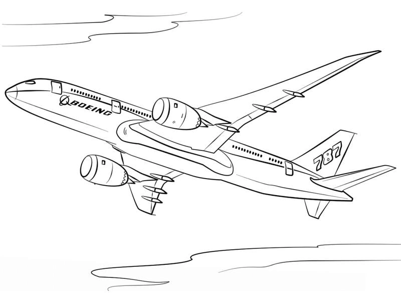 Thử tô màu máy bay Boeing 747 siêu to khổng lồ