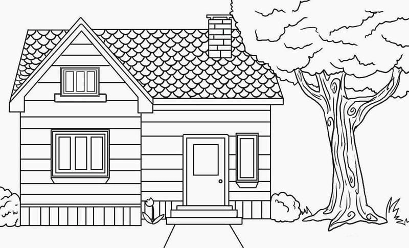Tăng khả năng sáng tạo cùng tô màu phong cảnh làng quê