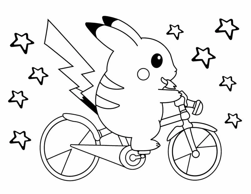 Khơi dậy sáng tạo với loạt tô màu hình pikachu siêu xinh