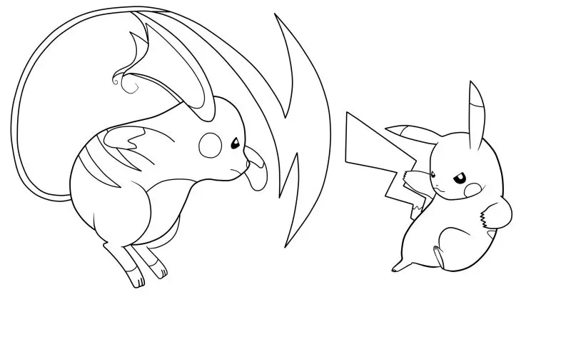 Cập nhật bộ tranh tô màu pikachu đẹp nhất cho bé yêu