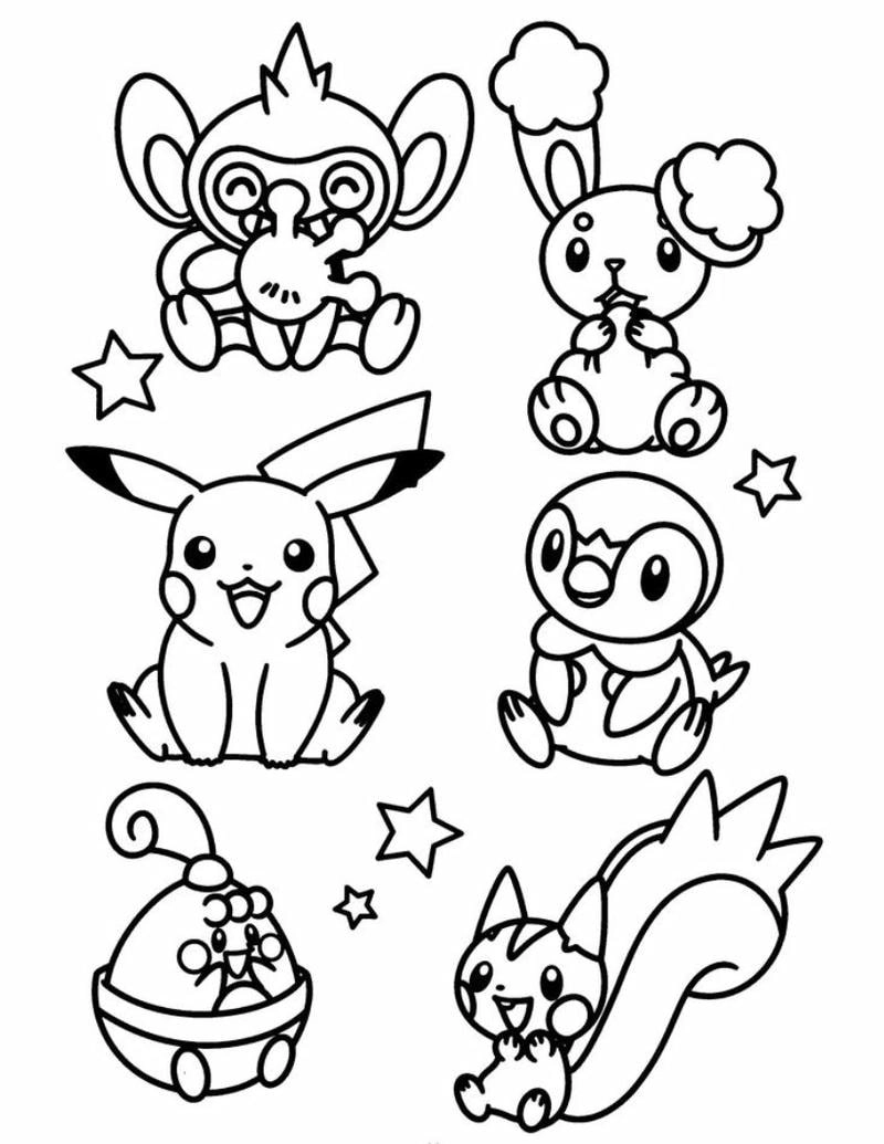 Khám phá bộ sưu tập tranh tô màu Pikachu siêu đáng yêu