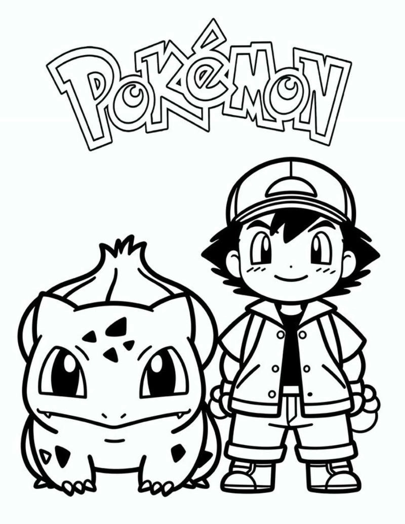 Tô điểm ngày vui với tô màu pikachu dễ thương cho bé