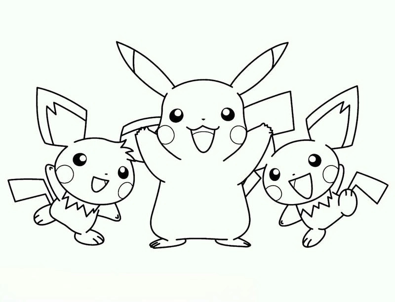 Tải ngay những hình tô màu pikachu giúp bé vui học mỗi ngày