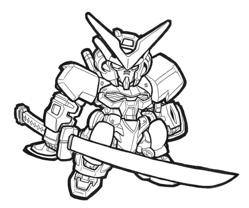 Tô màu đỉnh cao cùng tô màu robot gundam