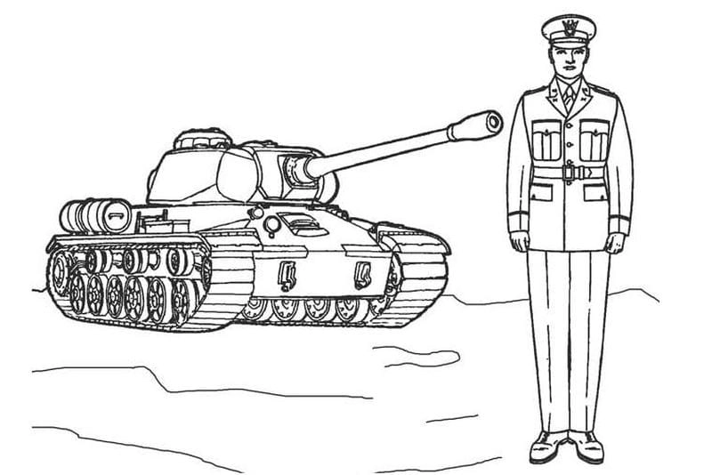 Bé vẽ tô màu xe tăng hoạt hình dễ thương