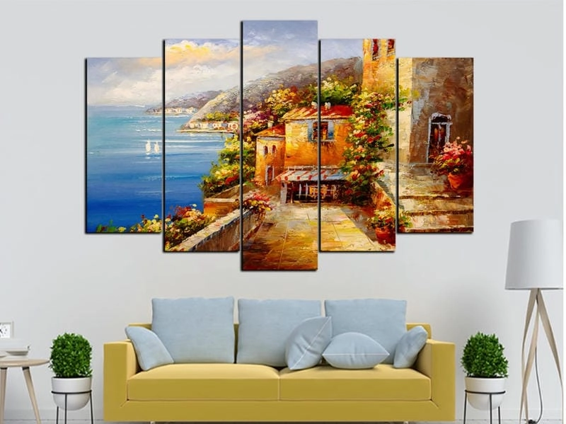 Thổi hồn nghệ thuật cho trang trí bức tường phòng khách