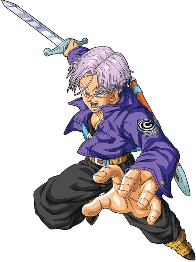 Chiêm ngưỡng hình ảnh Super Trunks khi anh đạt được sức mạnh vượt trội trong Dragon Ball Z và Super.