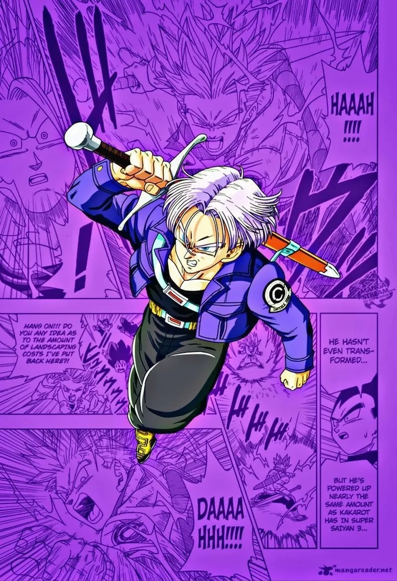 Khám phá Dragon Ball Super Trunks, phiên bản trưởng thành và mạnh mẽ của Trunks trong Dragon Ball Super.