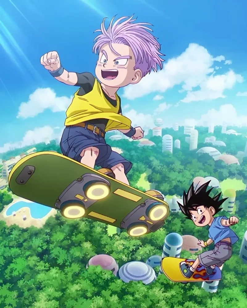Chiêm ngưỡng hình ảnh Super Saiyan Trunks trong các trận chiến đầy kịch tính của Dragon Ball.