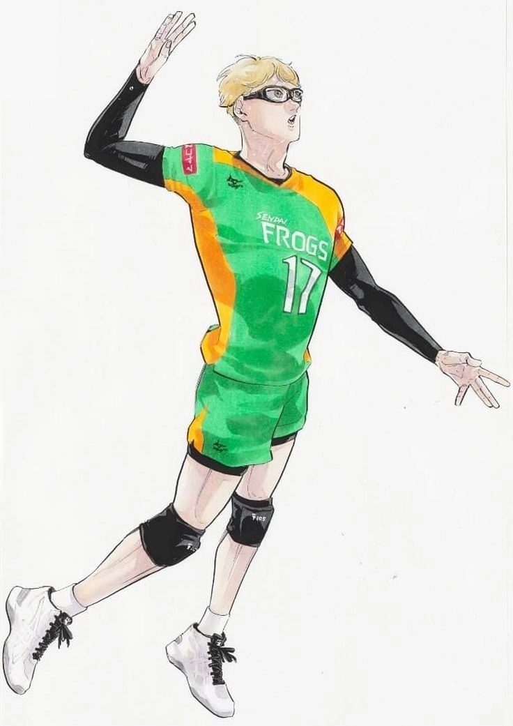 Akaashi Bokuto Kuroo Tsukishima là bộ tứ trẻ trung trên sân bóng