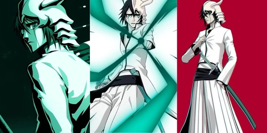 Hình ảnh Ulquiorra thể hiện sự u buồn nhưng đầy cuốn hút