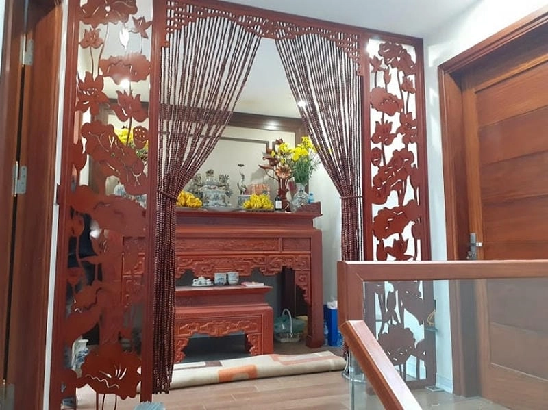 Những kiểu vách bàn thờ đẹp hút mắt và ý nghĩa