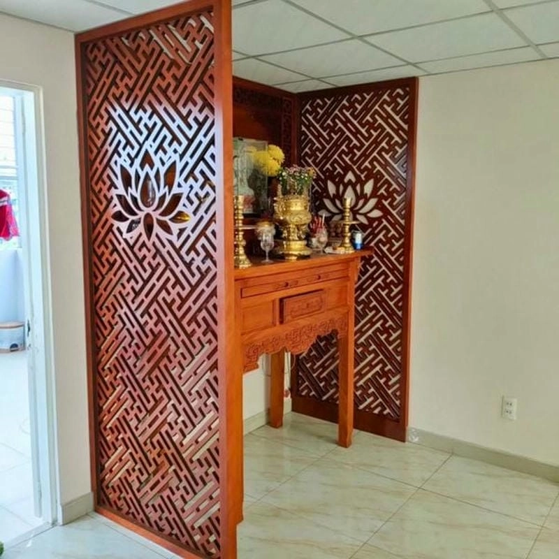 Tổng hợp mẫu vách bàn thờ phù hợp nhiều phong cách