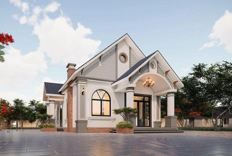 Tiết kiệm chi phí với mẫu nhà cấp 4 mái thái 500 triệu vẫn tiện nghi