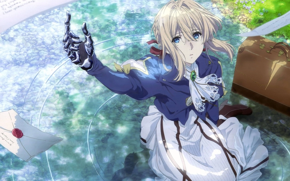 Violet Evergarden 4k cho thấy độ chi tiết tuyệt đẹp của anime