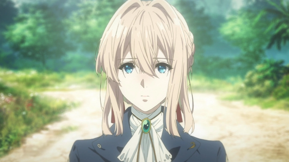 Violet Evergarden eyes là biểu tượng cảm xúc sâu lắng và ấm áp
