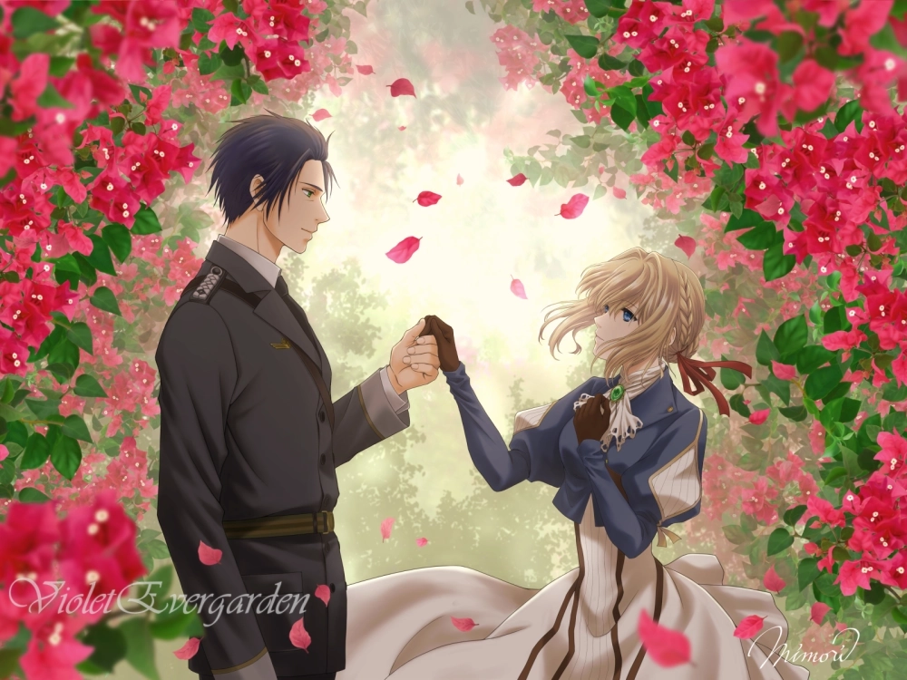 Gilbert x Violet luôn xuất hiện trong fanart và lời nhắn gửi yêu thương