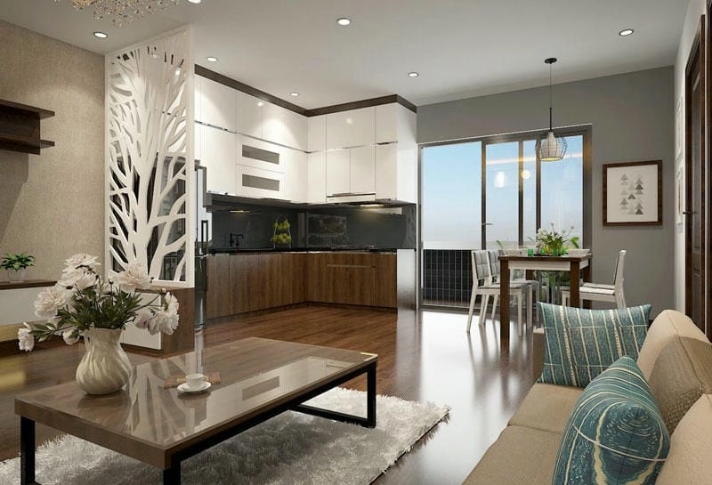 Mẫu nội thất nhà chung cư đẹp đơn giản mà vẫn sang trọng