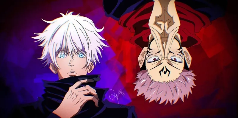 Các kiểu edit Gojo vs Sukuna đẹp mê ly trên mạng