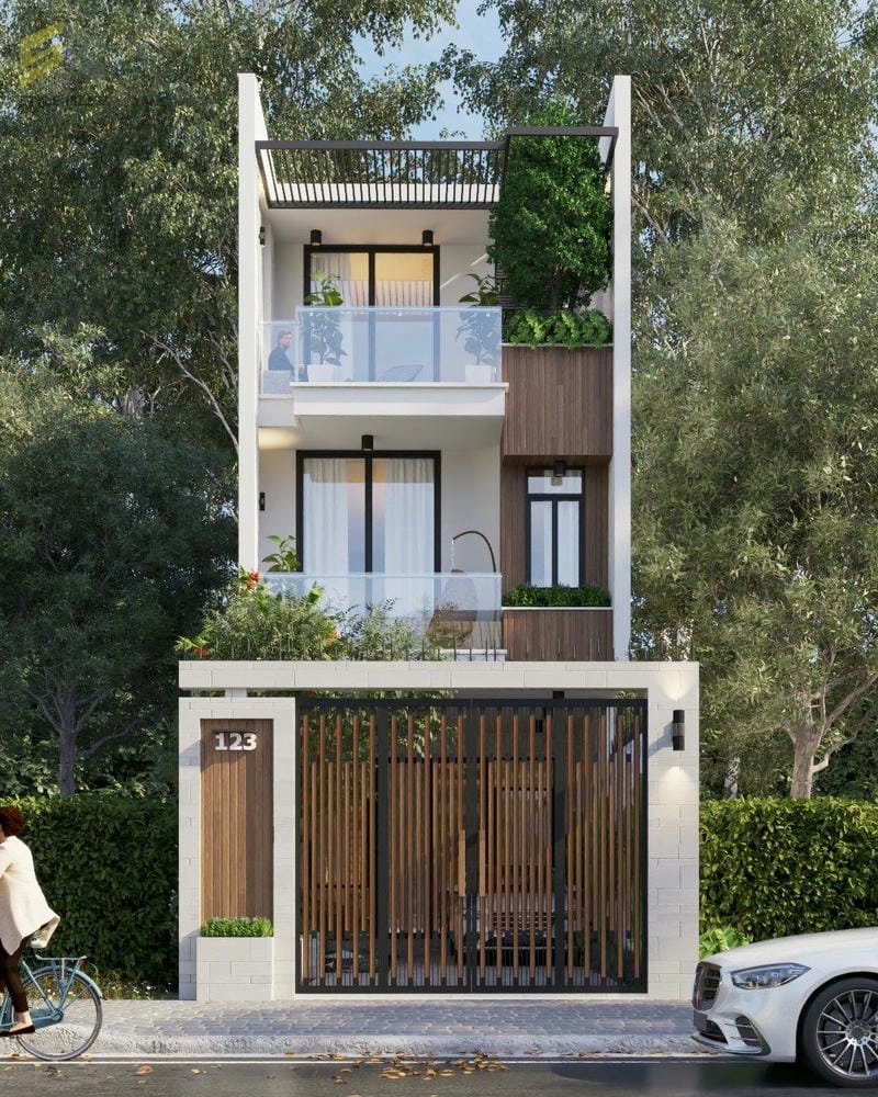 Tham khảo mẫu nhà phố 3 tầng 5x20 tiện nghi