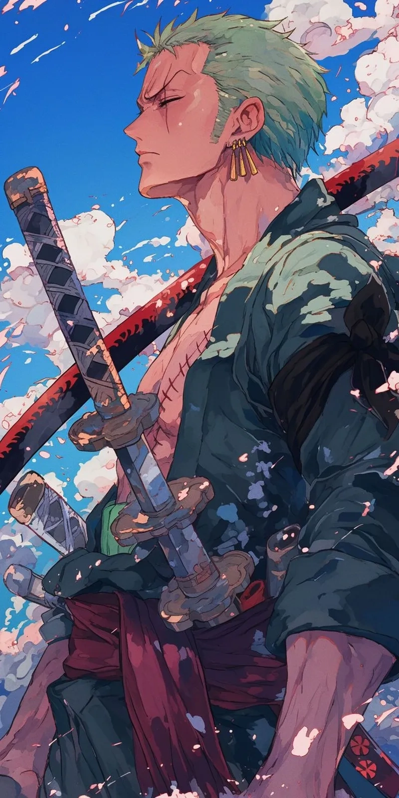 Hình ảnh kiếm sĩ bất bại Roronoa Zoro cực chất