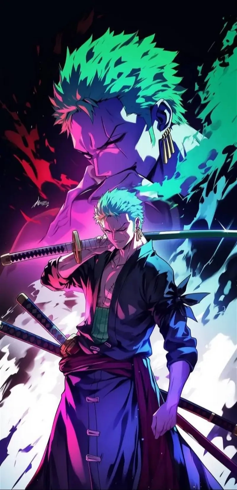 Ảnh cận cảnh phong cách Zoro hairstyle cá tính