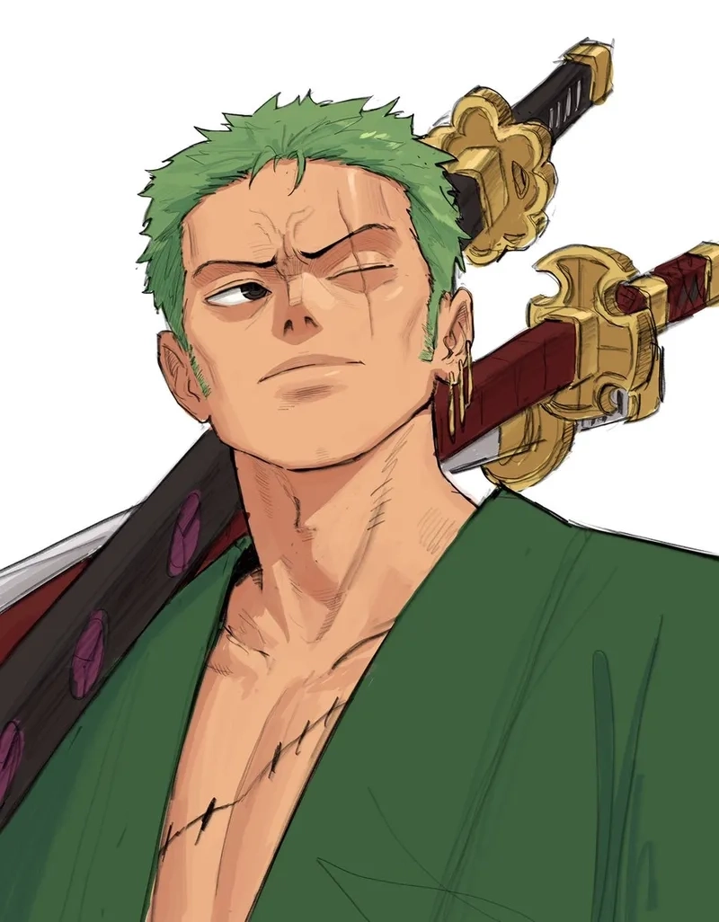 Hình ảnh thể hiện cá tính từ Zoro haircut độc đáo