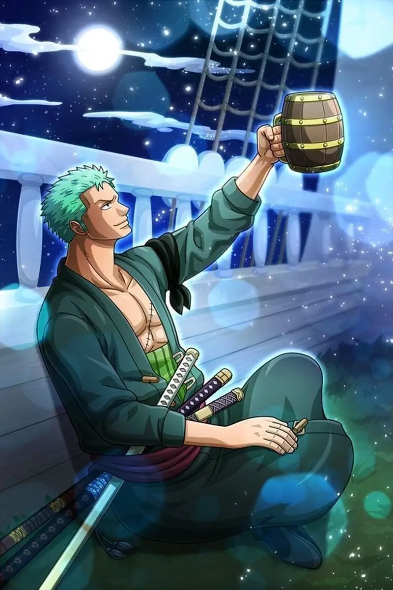 Ảnh cận đôi mắt đầy khí chất chiến binh Zoro eyes