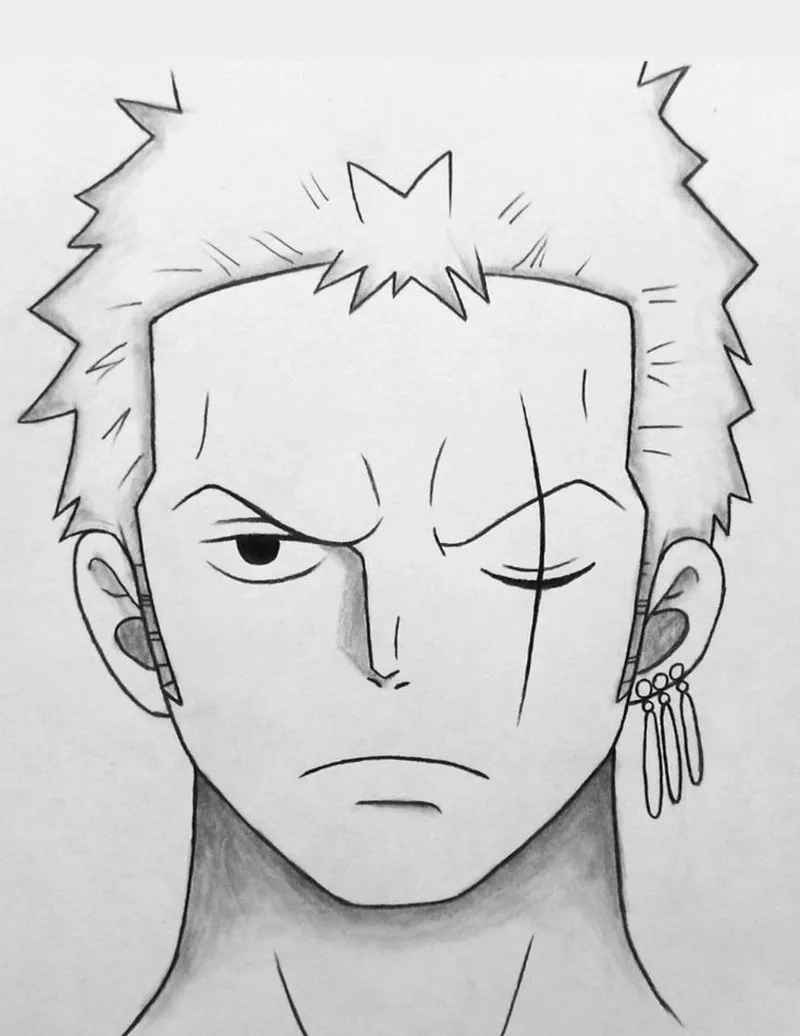Hình ảnh tung chiêu thể hiện kỹ năng Zoro skill