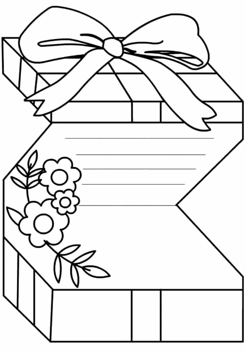 Bé học tô màu siêu dễ với tô màu thiệp 20 11 đẹp và sinh động