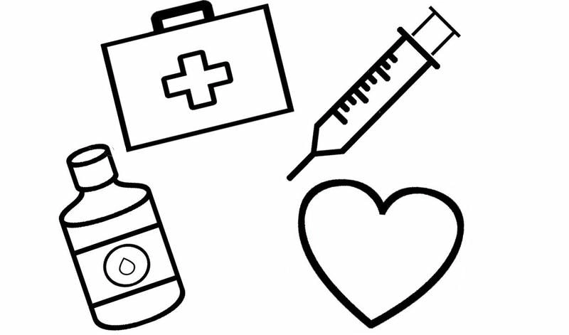 Giảng dạy hiệu quả với giáo án tô màu dụng cụ bác sĩ