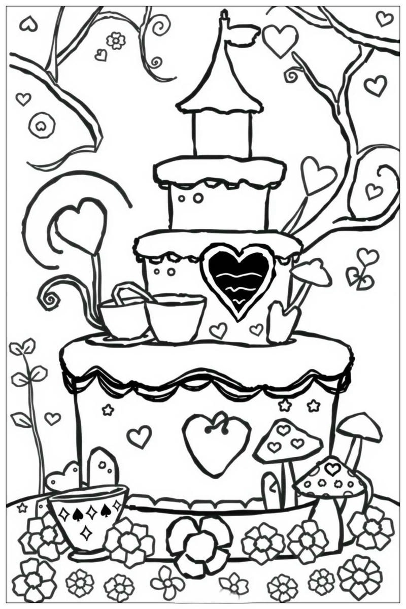 Hoạt động vui nhộn bé tô màu bánh sinh nhật siêu vui