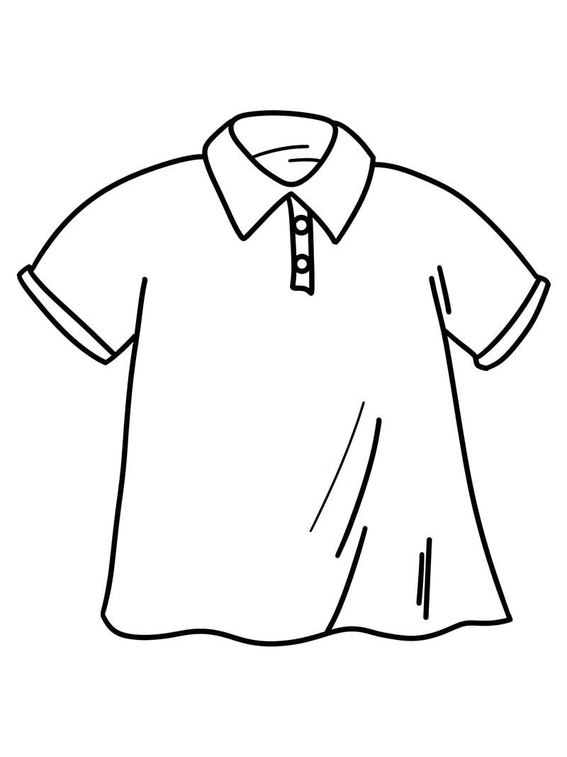 Bé tập nhận biết trang phục qua tranh tô màu áo bé trai hấp dẫn