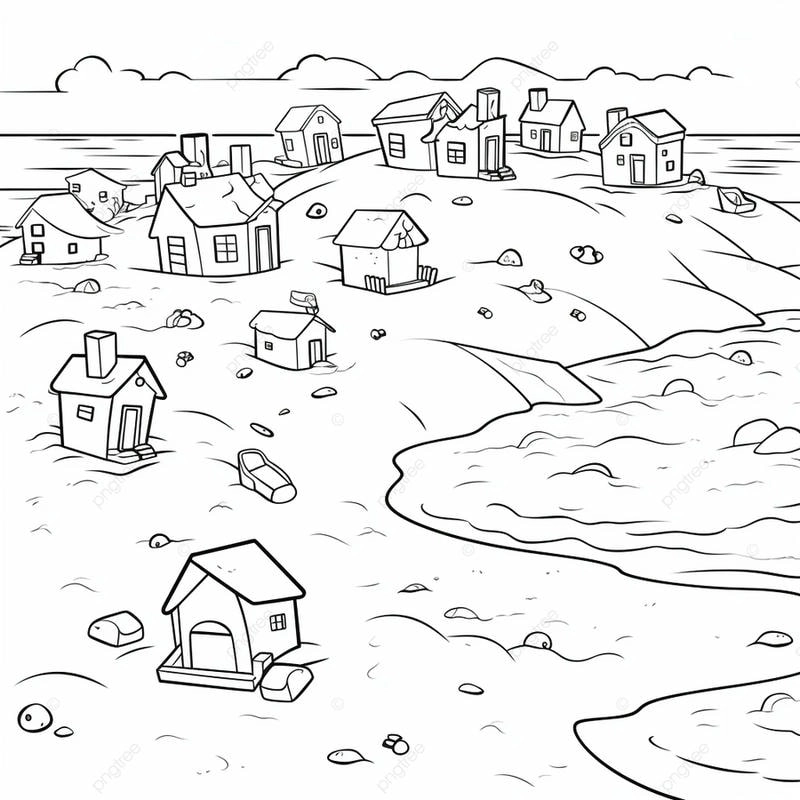 Thêm yêu quê hương với tranh tô màu biển và bài học tô màu biển đảo