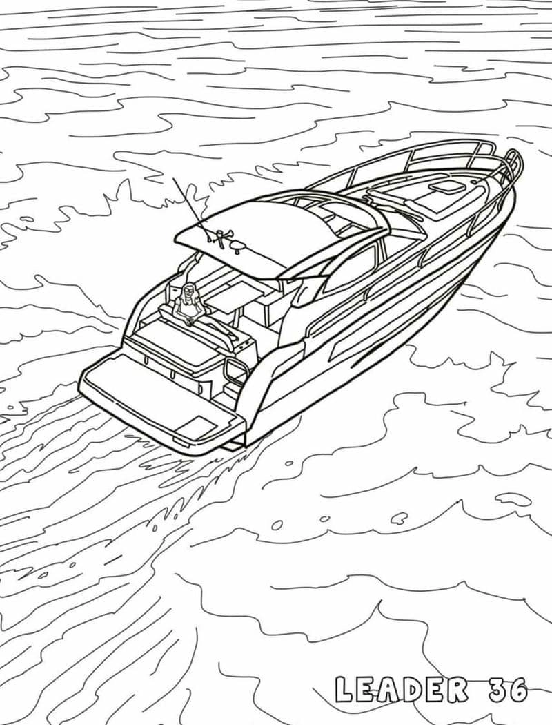 Khám phá đại dương qua tranh tô màu biển và bài học tô màu thuyền trên biển