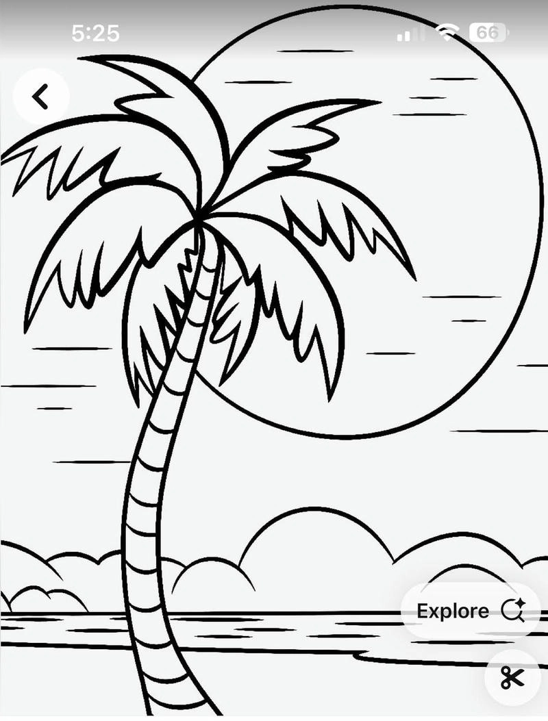 Mùa hè thêm sôi động cùng tranh to màu bãi biển mùa hè cực đẹp cho bé