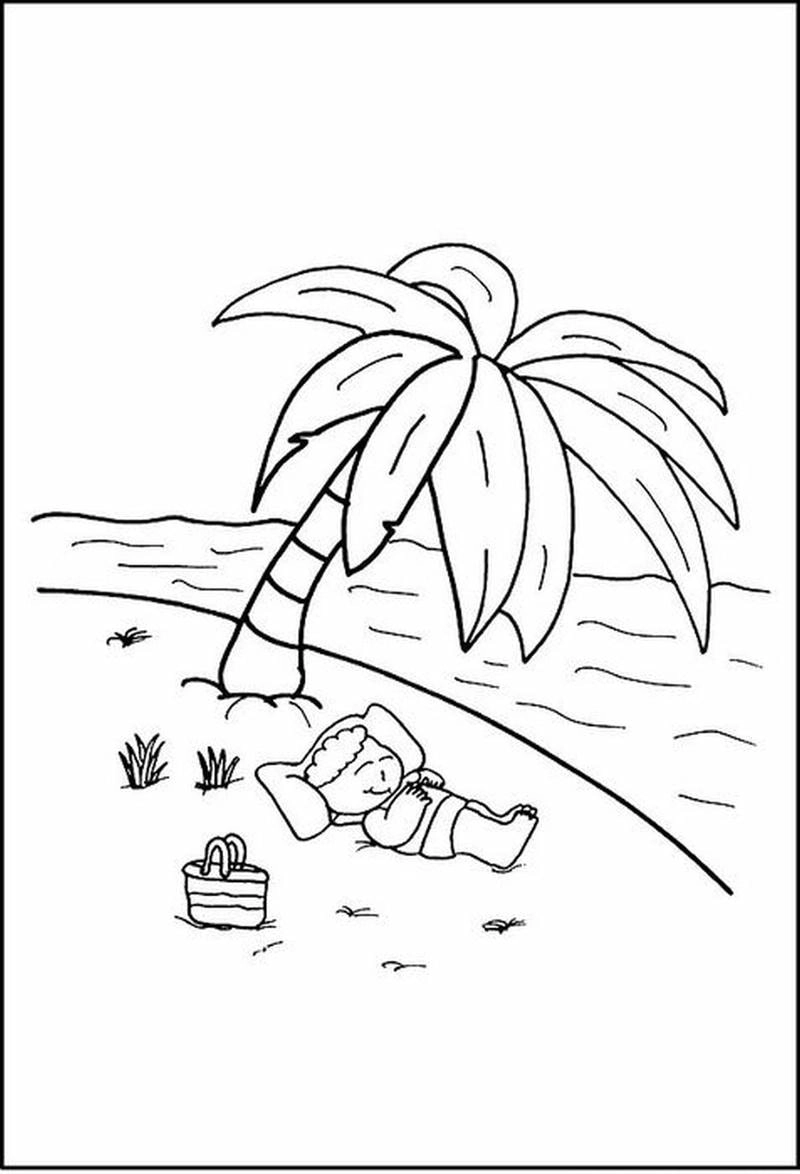 Bộ sưu tập tranh tô màu biển chủ đề biển đảo Việt Nam đặc sắc