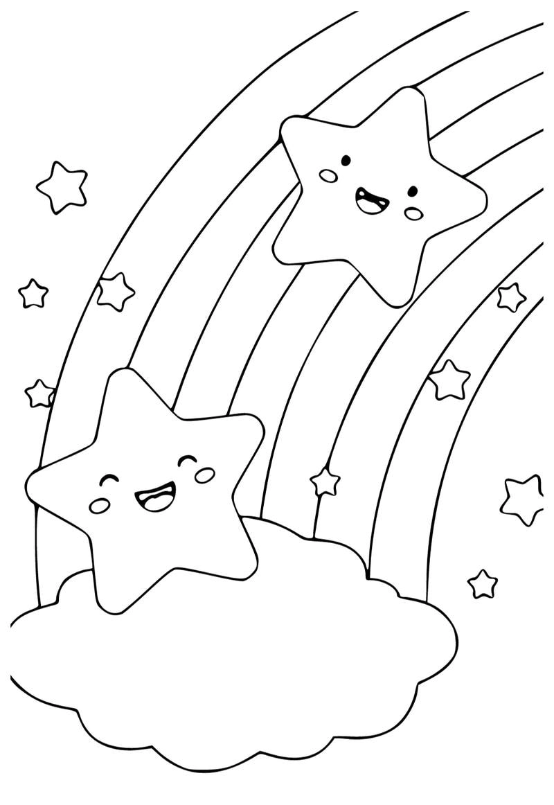 Cầu vồng tô màu cho bé là lựa chọn lý tưởng cho giờ chơi