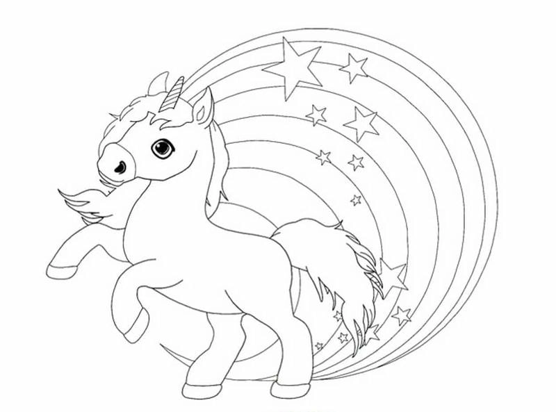 In tranh tô màu cầu vồng đơn giản dễ dàng dùng tại nhà