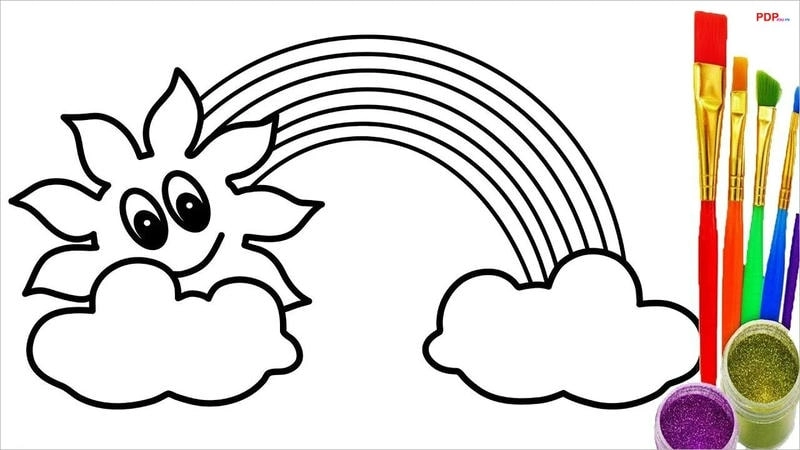 Tô màu bảy sắc cầu vồng phát triển tư duy phối màu logic