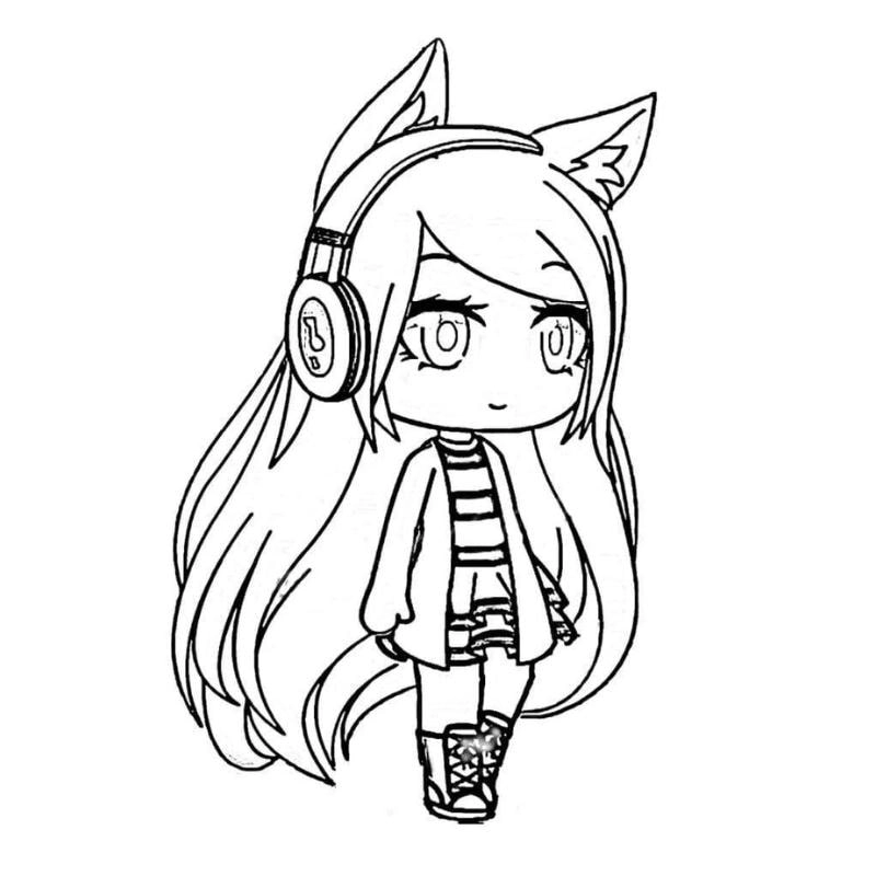 Bộ sưu tập tranh tô màu chibi dễ thương cho bé tập tô