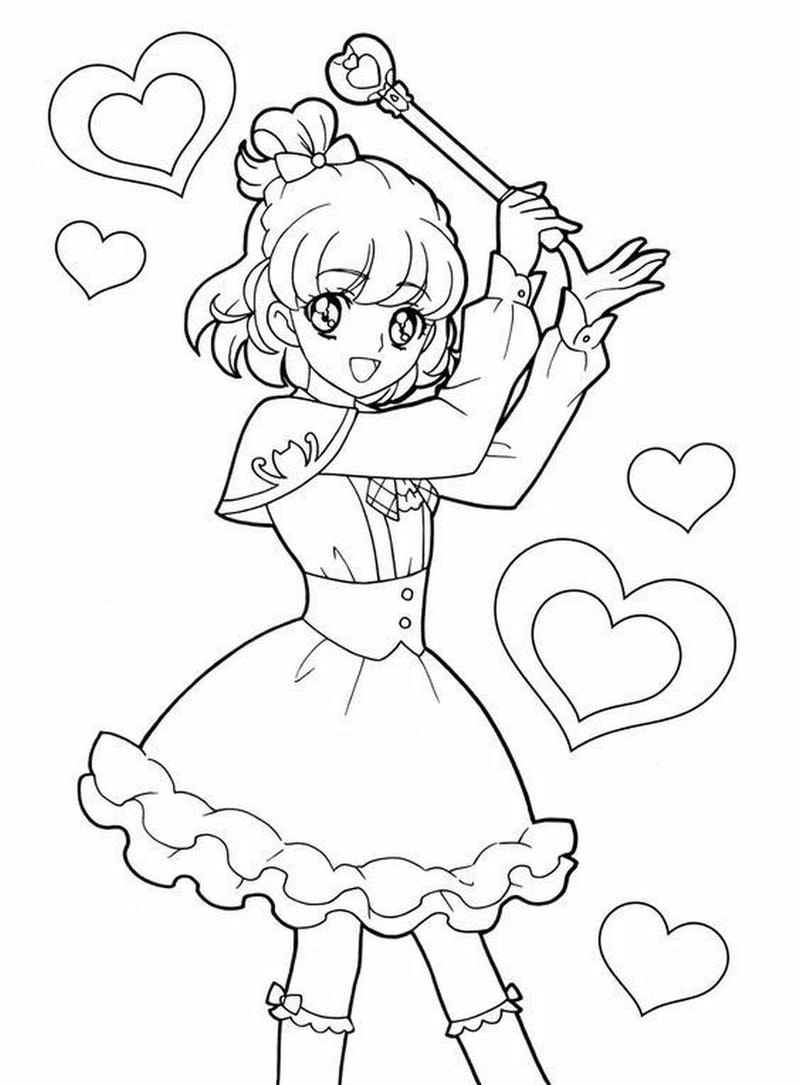 Hình chibi hình chibi tranh tô màu đa dạng chủ đề để bé tha hồ chọn