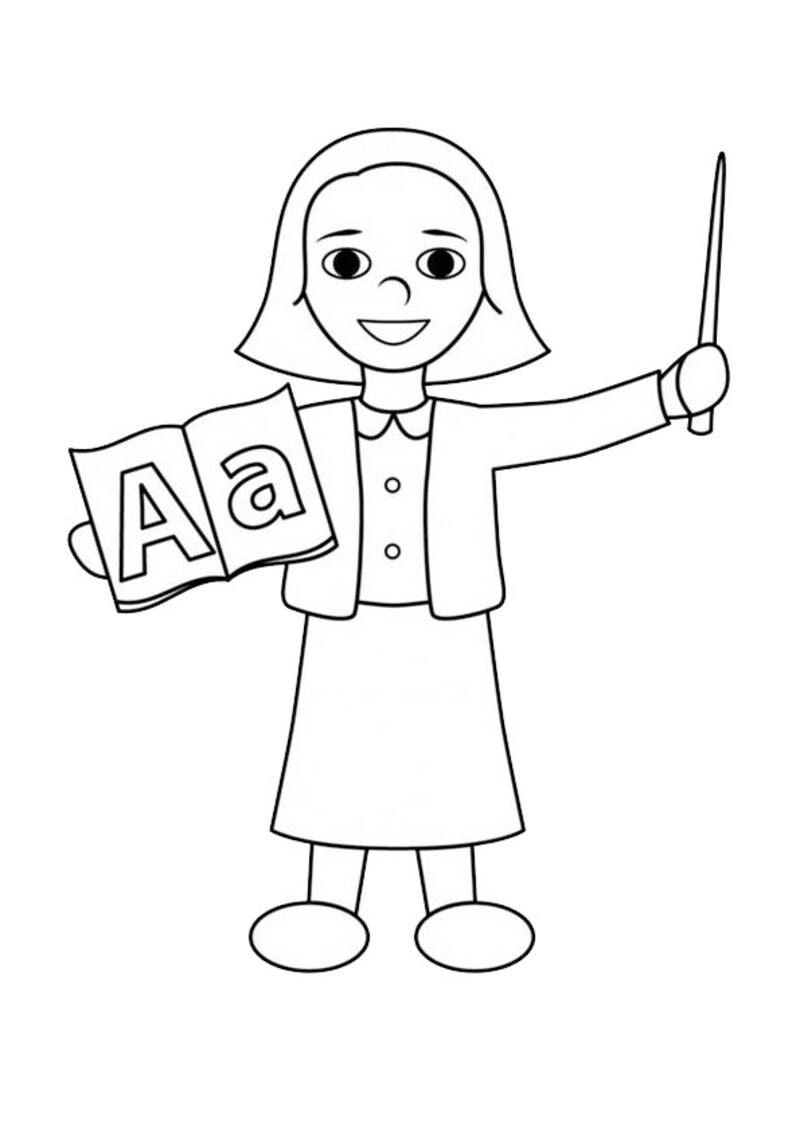 Hướng dẫn chọn tranh tô màu cô giáo đón trẻ vui nhộn nhất