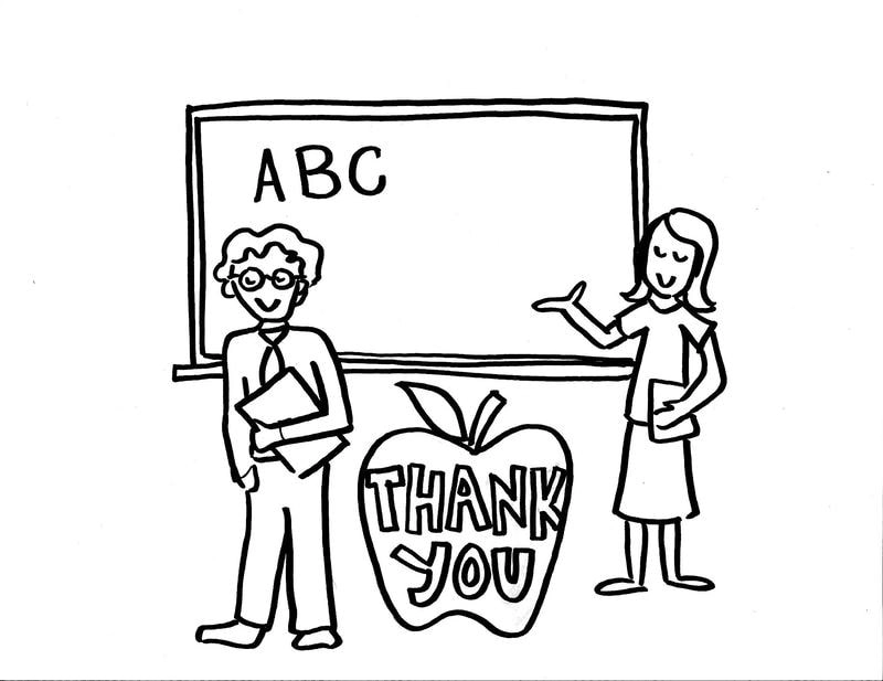 Khám phá kho tranh cô giáo tô màu đơn giản dễ in