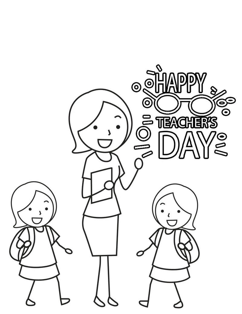 Cập nhật ngay hình ảnh cô giáo mặc áo dài tô màu sinh động