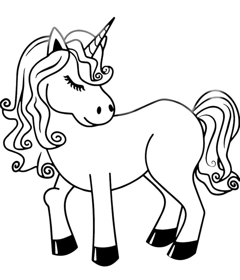 Thử sức với hình vẽ con ngựa pony dễ thương từ tranh tô màu con ngựa