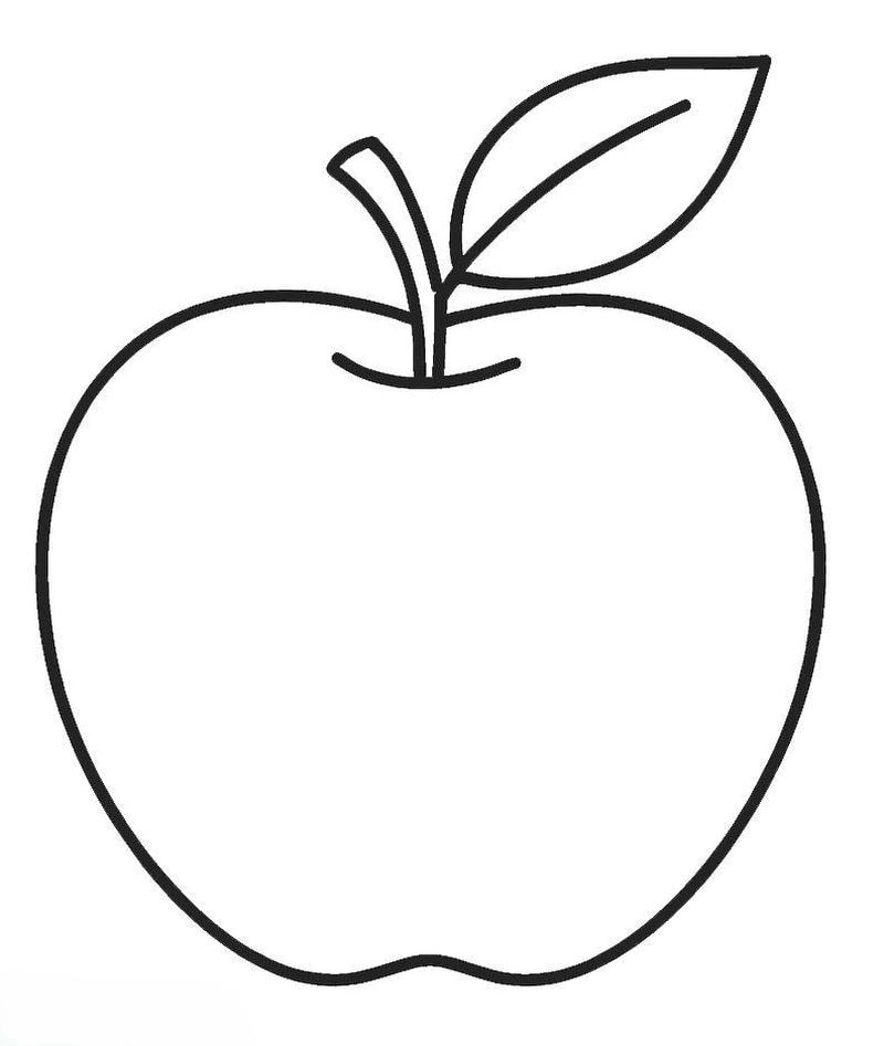 Tổng hợp hình ảnh quả táo tô màu đa dạng và sinh động