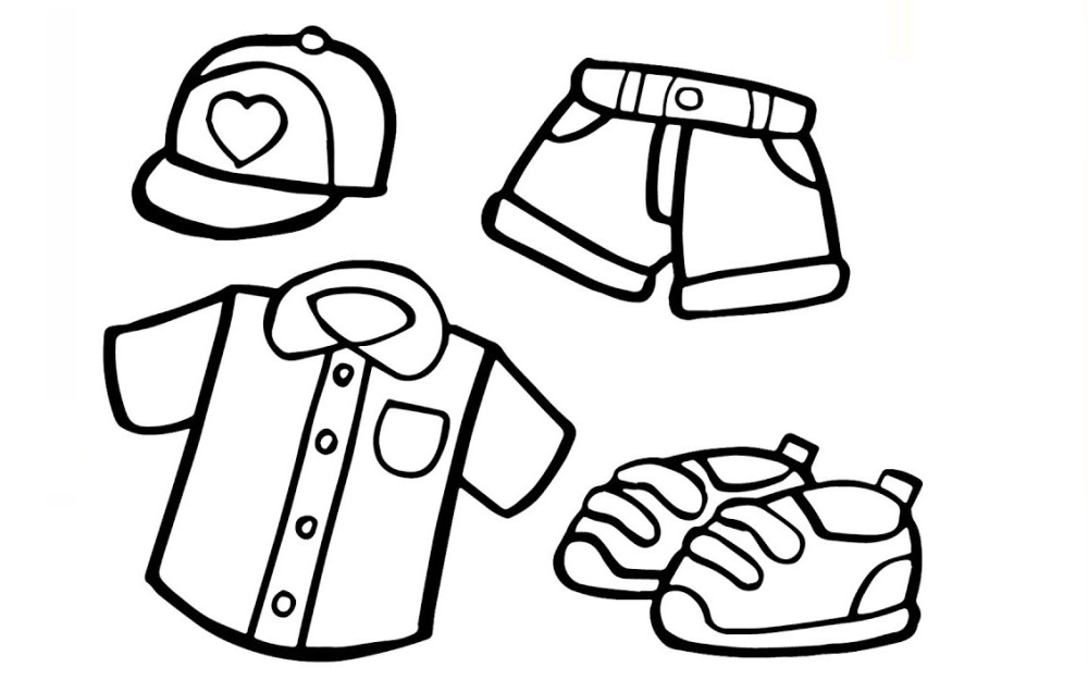 Giúp bé nhận biết thời trang qua tranh tô màu trang phục mùa hè của bé
