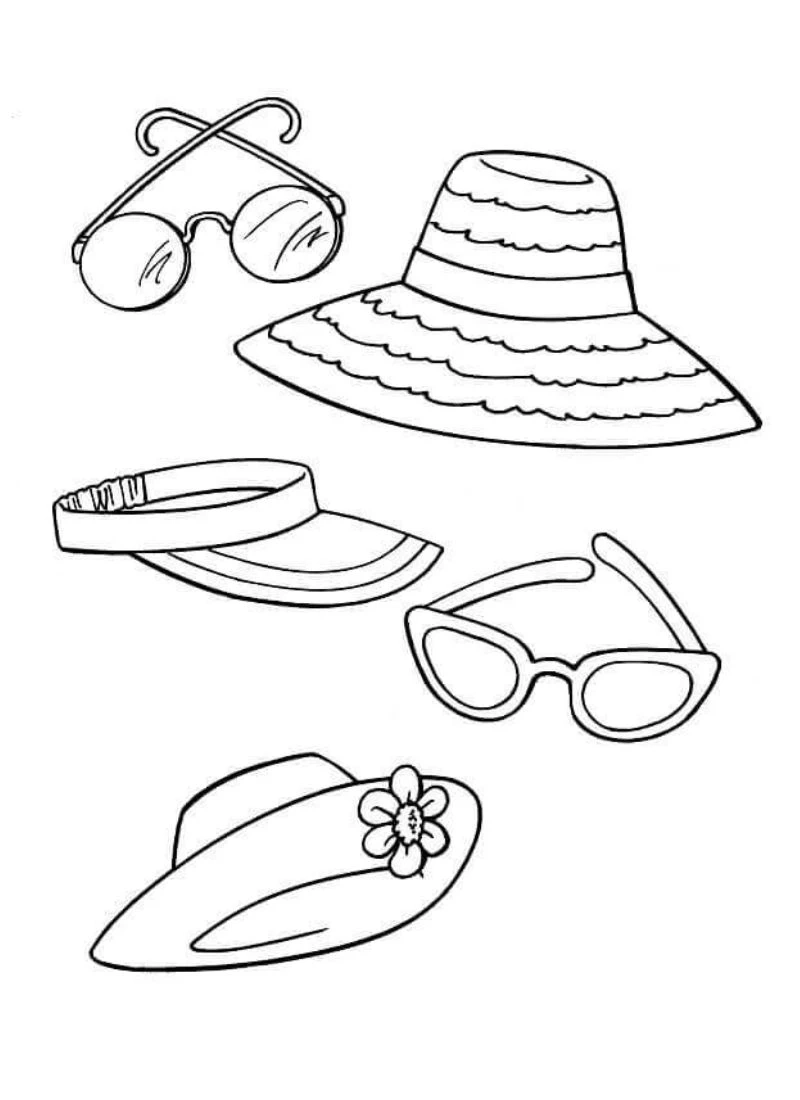 Hoạt động học tập sáng tạo với mầm non tranh tô màu trang phục mùa hè của bé