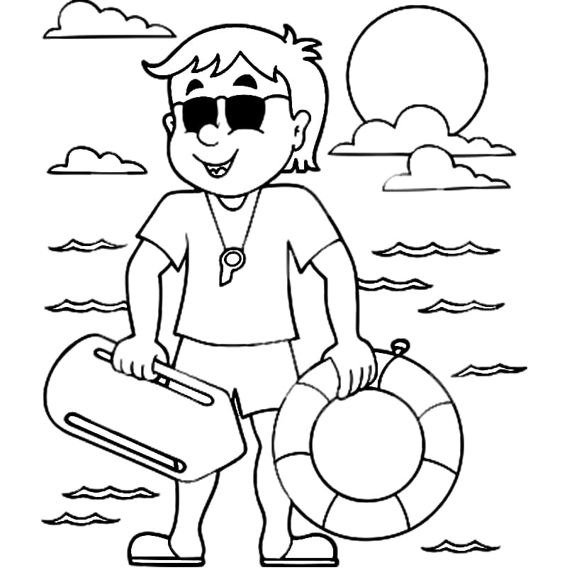 Tranh tô màu mùa hè là như thế nào?